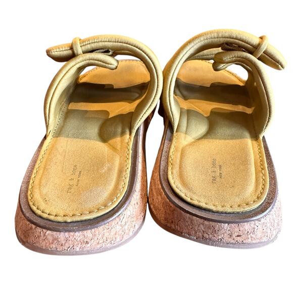 Rag & Bone Green Moss Parque Recycled Materials Slides Sandals Size 40 /  10 - Picture 7 of 9